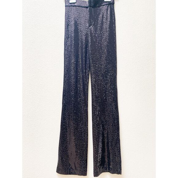 Zara Shimmery Full Length Flared Pants - Picture 5 of 8